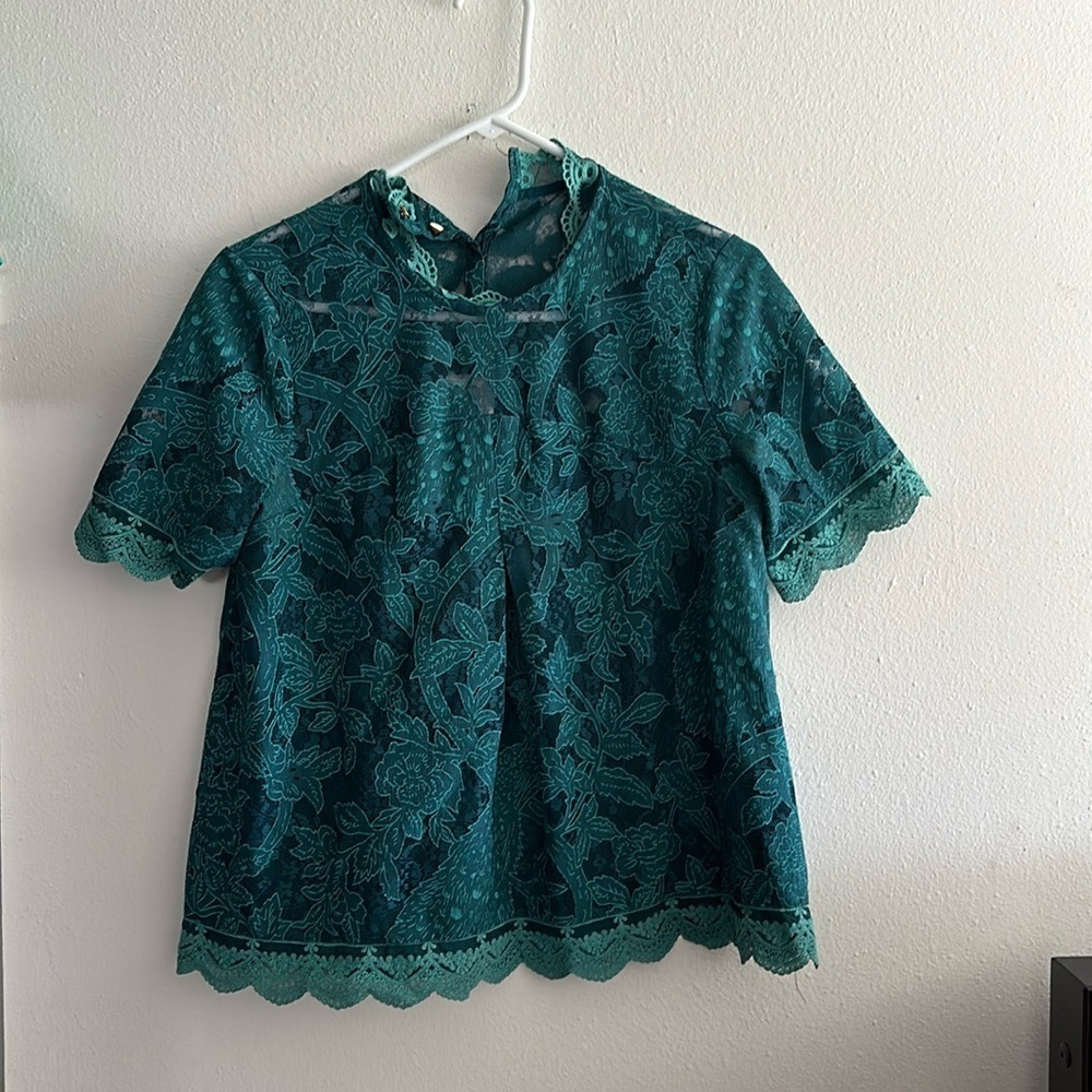 Anthropologie HD in Paris lace top size 8